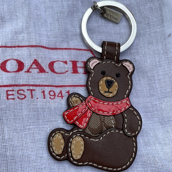 Coach Keychain Vintage Bear - Picture 2 of 3